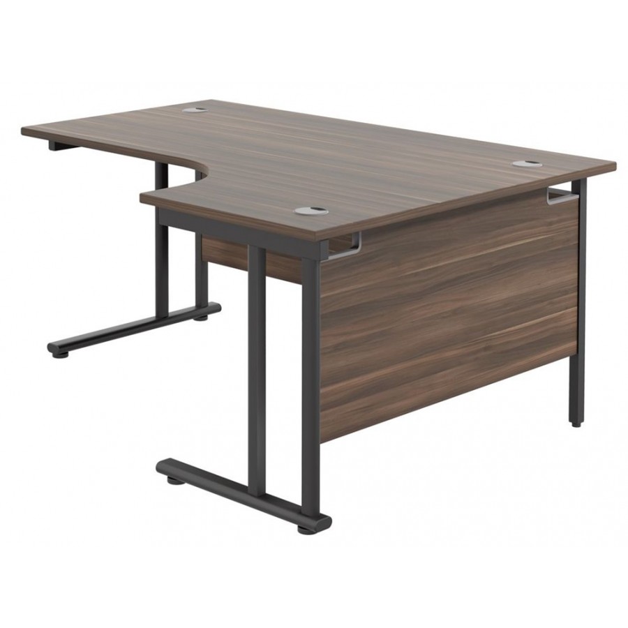 Olton Twin Cantilever Corner Office Desk